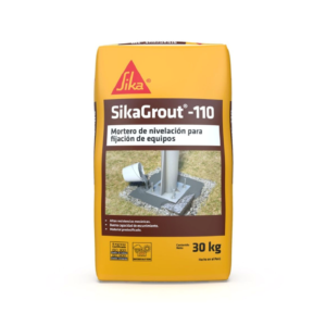 Mortero de nivelacion para fijacion de equipos sikagrout 110 30kg