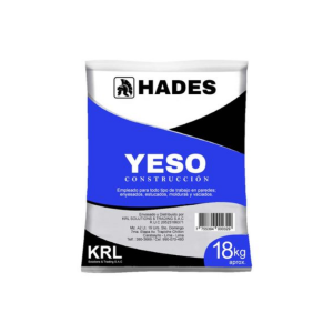 Yeso para construcción bolsa x 18 kg